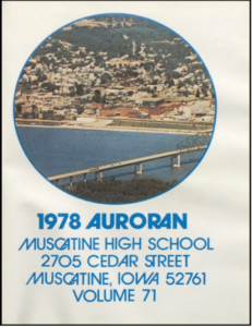 1978 Auroran Muscatine High School