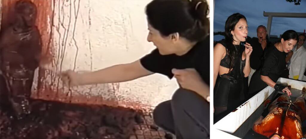 Marina Abramovic y Lady Gaga cocinan espiritualmente.