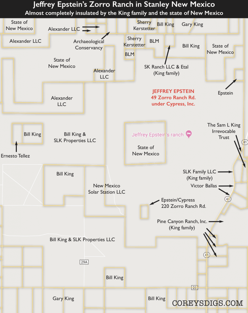 Jeffrey Epstein parcel New Mexico