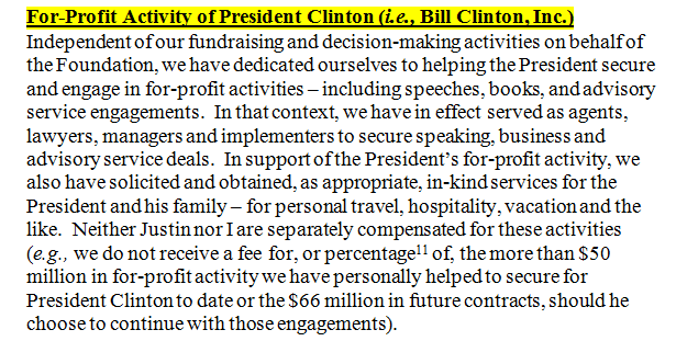 Clinton Foundation Organizational Chart