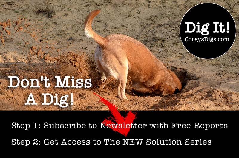 Subscribe to Corey's Digs & The Solution Series