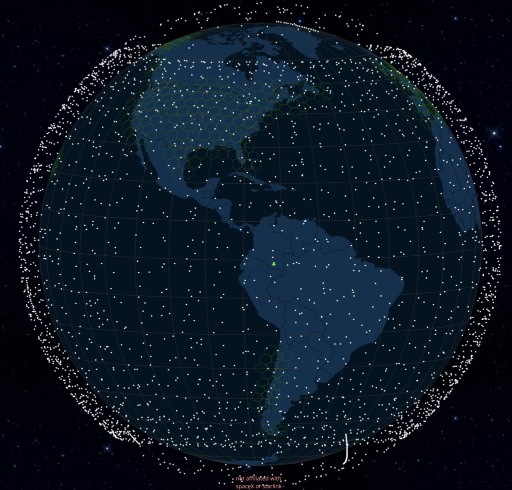 Starlink map